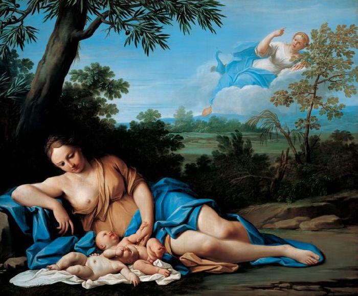 BASSETTI, Marcantonio Die Geburt des Apollo und der Diana Sweden oil painting art